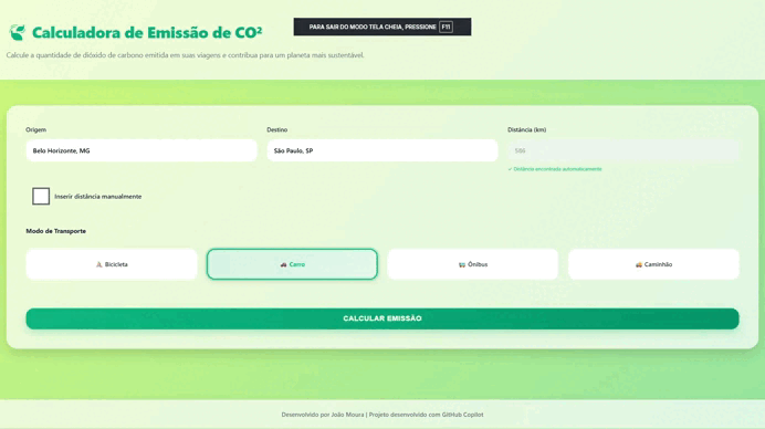Demonstração do ECOCalc